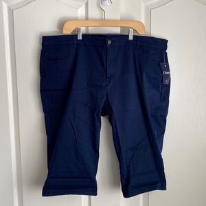 Chaps - Navy Capri Pant